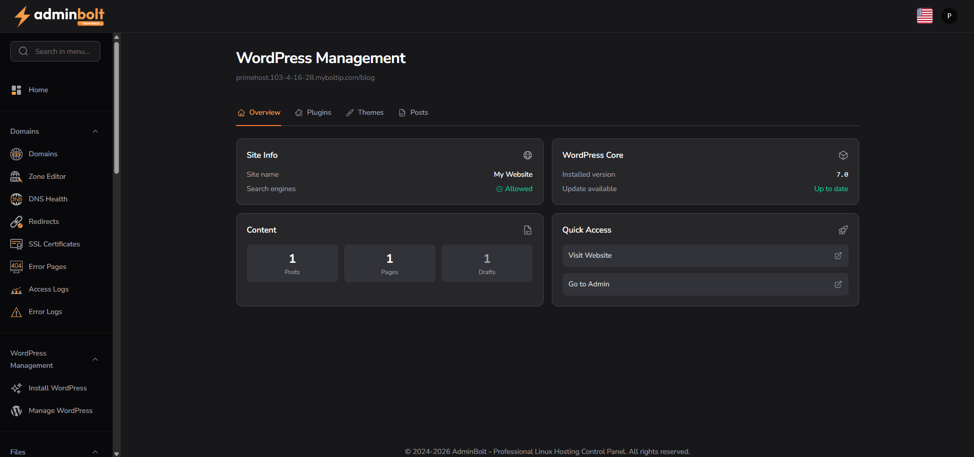 WordPress Overview