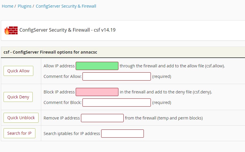 CSF Reseller Interface